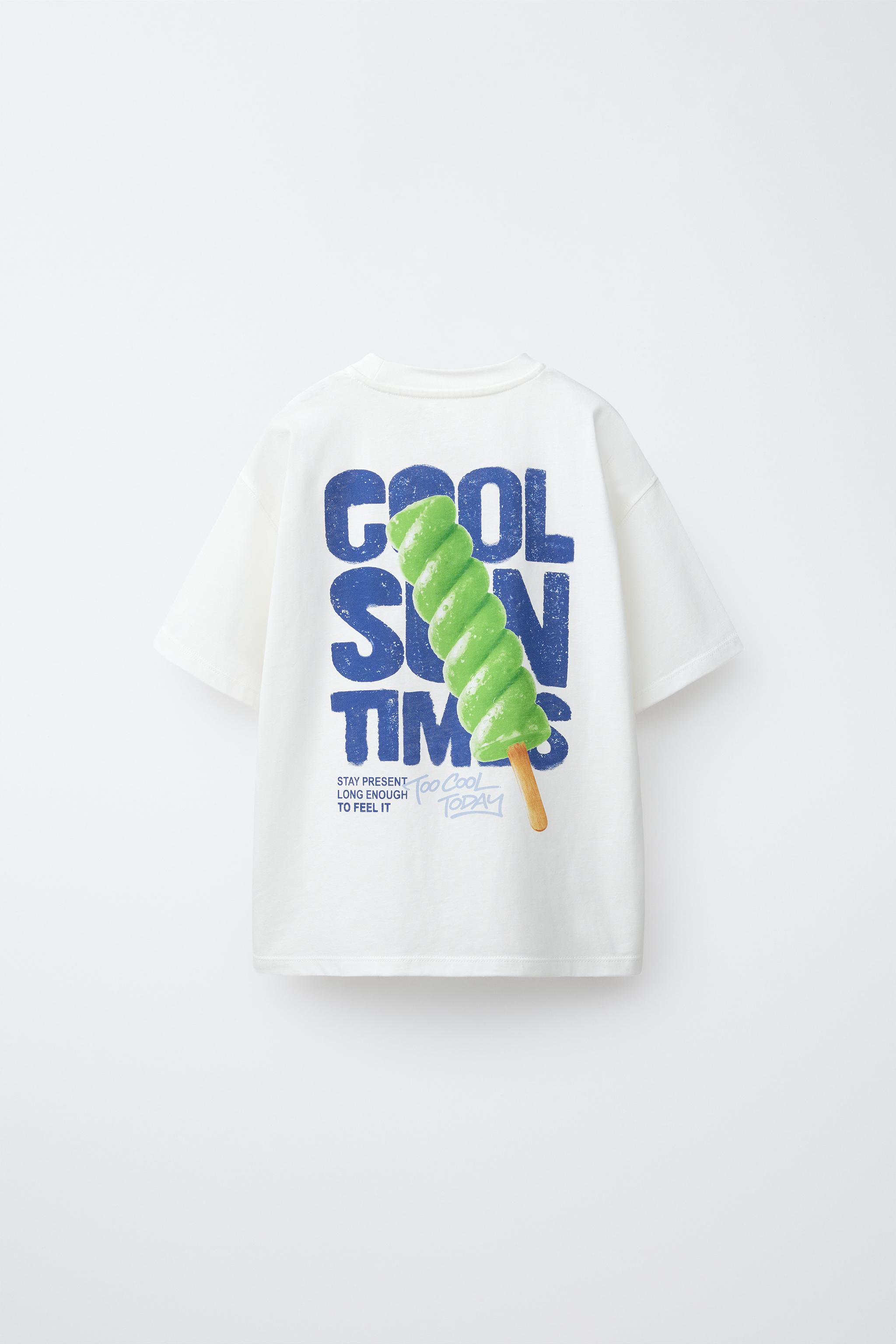 T-SHIRT À IMPRIMÉ GLACE POLO
